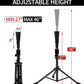 FDLS Baseball Batting tee for Adults and Youth Teens, Portable Tripod Stand Base Tee Easy Adjustable Height 27 to 46 inches for Hitting Training Practice, with Carrying Bag