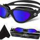 WIN.MAX Polarized Swimming Goggles Swim Pool Goggles Anti Fog Anti UV No Leakage Clear Vision for Men Women Adults Teenagers
