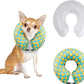 CuteBone Inflatable Soft Dog Cone with Removable Fleece Covers for Small/Medium/Large Dogs and Cats After Surgery GWB04S
