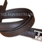 54" / 60" New 1" Super Soft English Stirrup Leathers Black/Havana (Havana, 60" x 1")