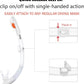 Aegend Dry Snorkel, Dive Mask Easy-Breath Free Diving Snorkel for Snorkeling Scuba Diving Freediving Swimming, with Top Dry Valve and Food-Grade Silicone Mouthpiece