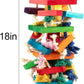 Extra Large Bird Parrot Toys for Macaws, African Grey, Amazon Parrots Bird Gifts