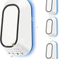 Air Ionizers for Home With 4 Negative Ion Output Heads,Ionizer Air Purifier Plug in With Backlight,Quiet and Energy-Saving, Ideal Air Cleaners for Bedroom,Office,Living Room and Pet Room(4)