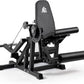 LIONSCOOL Leg Extension and Curl Machine V4.0, 1100lbs Capacity Adjustable Seated Leg Extension, Lying Leg Curl Bench, Cable Operated 2” Plate Loadable Lower Body Exercise Equipment for Home Gym
