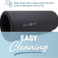 MICRODRY Deluxe Fitness Foam Back Roller for Muscle Relief, Roller for Yoga, Stretching, Deep Tissue Firm Massage & Trigger Point Release, Exercise Workout at Home or Gym, 13x5.3", Dark Grey