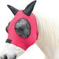 Horse Fly Mask, Fly Masks for Horses with Ears, Super Comfort & Stretchy Fitting Equine Fly Mask Red Cob