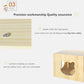 Cat Wall Shelves and Furniture Set with Condos, Perches, Bridge Ladders, Sisal Scratching Posts - Steps and Houses for Cats (A)