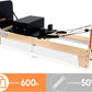 Professional Pilates Reformer Machine with Jumpboard, Reformer Box & Foot Straps – Studio-Grade Wood Frame Equipment for Home Workouts, Adjustable Resistance & Smooth Glide System