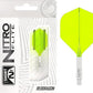 RED DRAGON Darts – Nitro Flite Integrated Flight & Shaft System – No.2 Shape and Design - Available in Short, Intermediate & Medium - Available in Variety of Colours - Professional Darts Accessories