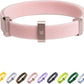 Safety Cat Collar and ID Tag Set - Elastic Quick Release, Non Breakaway Cat Collar Personalized Anodized Aluminum Pet Name Tag, Lightweight for Kitten and Small Large Cats