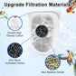 10 Pack Large Replace Filter Cartridge for Whisper EX Filter, Fish Tank Carbon Filter Cartridges for Aquarium, Compatible with Whisper EX30/EX45/EX70 Filters