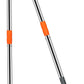 Niubya Pooper Scooper for Dogs, Metal Poop Scooper Tray and Rake Set with Adjustable Long Handle, Dog Pooper Scooper for Pet Waste Removal