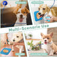 Petbobi Dog Bathing Tether with Heavy Suction Cup Lick Mat, Pet Grooming Tub Restraint Leash with Dog Scrubber for Bath, Adjustable Cat Fixed Safety Rope for Shower, Blowing, Trimming, Brushing Pet