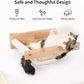FUKUMARU Cat Hammock Wall Mounted, Kitty Beds and Perches, Wooden Cats Furniture, Stable Wall Shelves for Sleeping, Playing, Climbing, and Lounging