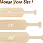 BATTIFE 2Pack 15 Inch Greek Fraternity Paddle, Unfinished Solid Pine Wood Paddles, Wooden Sorority Frat Paddle for Arts Crafts