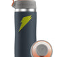 Gatorade 'Overtime' 22oz Stainless Steel Water Bottle, Twist Cap, Grey/Neon Yellow