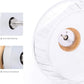 Niteangel Super-Silent Hamster Exercise Wheels - Quiet Spinner Hamster Running Wheels with Adjustable Stand for Hamsters Gerbils Mice Or Other Small Animals (M, Transparent)