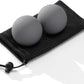 Massage Lacrosse Balls for Myofascial Release,Yoga Deep Tissue Massage,Trigger Point Therapy and Foot Plantar Fasciitis,Muscle Soreness Massager Ball (2 Packs) (Grey)