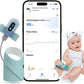 Babytone Baby Sleep Sock Monitor, Tracking Heart Rate and Movement for Newborn, Wearable Foot Monitor Smart Sock with Bluetooth and APP, for 0-36 Months Infant