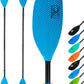 OCEANBROAD Kayak Paddle 86in/218cm, 90.5in/230cm Alloy Shaft 2-Piece Floatable Kayak Oar for Kayaking Canoeing Boating