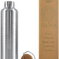 SANA Numerana Grabovoi Water Bottle 1L (34 oz), Water Activator Bottle with Engraved Grabovoi Numbers, Double layerd bottle, Health Focused (2.0 Version)