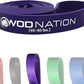 WOD Nation Pull Up Assistance Bands (10-175lbs Band) - Best for Pullup Assist, Chin Ups, Resistance Bands Exercise, Stretch, Mobility Work & Serious Fitness - 41 inch Straps