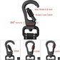 PLUTUS PET 10” Short Dog Leash, Reflective Nylon Padded Handle, Strong Traffic Leash with Carabiner Clip, Perfect for Large or Medium Dogs（10”，Orange