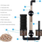 hygger Aquarium Double Sponge Filter, Comes with 2 Spare Sponges (S)