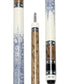 2-Piece Pool Cue Stick + Pool Cue Case with Carbon Extension