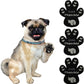 Dog Paw Pads Anti-Slip Grips,Dog Paw Protectors for Senior Dogs on Hot Pavement,Provides Traction to Keep Them from Slipping on Smooth Floors 12 sets-48 Pads Black XXXL