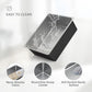Ohtomber Stainless Steel Litter Box - Large Metal Cat Litter Box Pan High Sided, Never Absorbs Smell, Easy to Clean Non Stick Litterbox Tray Toilet Pet Supplies for Indoor Big and Small Cats, Kitten