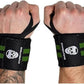 Gymreapers Weightlifting Wrist Wraps (IPF Approved) 18" Professional Quality Wrist Support with Heavy Duty Thumb Loop - Best Wrap for Powerlifting Competition, Strength Training, Bodybuilding