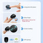 Pulse Oximeter O2 Ring Oxygen Monitor with Smart Reminder Sleep Oxygen Monitor Continuous Recording of SpO2 & PR, Blood Oxygen Saturation Rechargeable Pulse Ox with Free APP & Reports