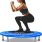 BCAN 38"/40''/48'' Foldable Mini Trampoline Fitness Trampoline with Safety Pad,Rebounder Exercise Trampoline for Adults Indoor/Garden Workout,Max Load 300lbs/440lbs