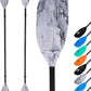 OCEANBROAD Kayak Paddle 86in/218cm, 90.5in/230cm Alloy Shaft 2-Piece Floatable Kayak Oar for Kayaking Canoeing Boating