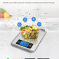 Ataller Smart Food Scales with Nutritional Calculator, Smartphone App with 26 Nutrients Tracking, Calorie, Marco, Digital Kitchen Weight Grams and Ounces for Weight Loss, 11 Pounds, Stainless Steel