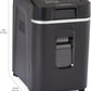 Amazon Basics 200-Sheet Auto Feed Cross Cut Paper Shredder with Pullout Basket, Black