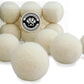 Balls for Cats - Felt Wool Cat Toy Balls for Small Pet Fetch and Play - Eco Friendly Quiet Wool Ball Cat Toy for Cats and Kittens - Choose Your Colors (White)