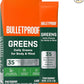 Bulletproof Greens Packets, 15 Count, Daily Greens Powder with Superfoods and Nootropics, Full Serving of Vegetables, Essential Nutrients
