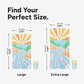 Dock & Bay Beach Towel - Quick Dry, Sand Free - Compact, Lightweight - 100% Recycled - Includes Bag - Vitamin Sea - Large (160x90cm, 63x35)
