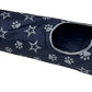 NFL Dallas Cowboys Cat Tunnel Tube Toy with Plush Football Catnip and Feathers Collapsible Tunnel for Cats to Play, Peek and Hide, Sporty & Fun Cat Tunnel Toy with Team Logo All-Over Design!
