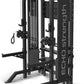 Commercial Cable Crossover Exercise Machine All in One Functional Trainer Cable Machine with 400LBS Weight Stacks Power Cage Squat Rack with Pulley System Compact Functional Trainer for Home Gyms