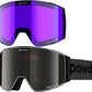Ski Goggles Snow OTG Snowboard Goggles Magnetic Interchangeable Lens Frameless UV Protection Anti-fog mobile Skating