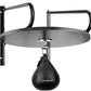 Heavy Duty Adjustable Speed Bag Platform Kit 24" + Speed Punching Ball (10"x7") Adjustable Height Wall Mount Professional Fitness Ball Boxing Reaction Training Kit