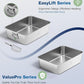 Extra Large Stainless Steel Cat Litter Box, 27.5" L×19.6" W×7.8" H, XXL Metal Kitty Litter Pan with High Sides, Odor-Free, Non-Stick, Easy to Clean, Ideal for Big Cats & Multi-Cat