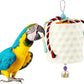 Extra Large Bird Chewing Toy, Parrot Beak Grinding Calcium Stone with Bells, Bird Cage Accessories, Cage Toys for Cockatiel Parakeet Parrot Budgies Rat Hamster Chinchilla Rabbit Bunny African Grey