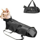 HDKUW Cat Grooming Bag,Foldable Travel Carrier for Cats,Anti-Bite Anti-Scratch Cat Grooming Restraint Bag,Pet Carrier for Administering Eye Drops,Ear Cleaner,Clipping Nails (Black, M)
