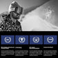 Ski Goggles Snow OTG Snowboard Goggles Magnetic Interchangeable Lens Frameless UV Protection Anti-fog mobile Skating