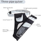 SOPOGER Archery Hip Quiver for Arrows - 3 or 4 Tube Bow Belt Quiver Waist Hanged for Youth Teens Adults Compound Bow Recurve Bow Target Shooting