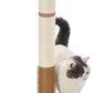 Made4Pets Cat Scratching Post Premium Sisal Cat Scratcher Kitten Toys for Indoor Kittens 33.6" Tall Cat Tower Scratch Post Cat Tree Wooden Interactive Ball Track Cat Toy with Hanging Ball, Beige